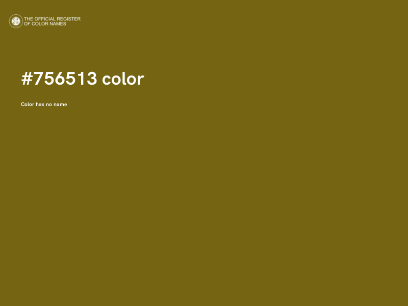 #756513 color image
