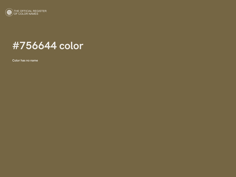 #756644 color image