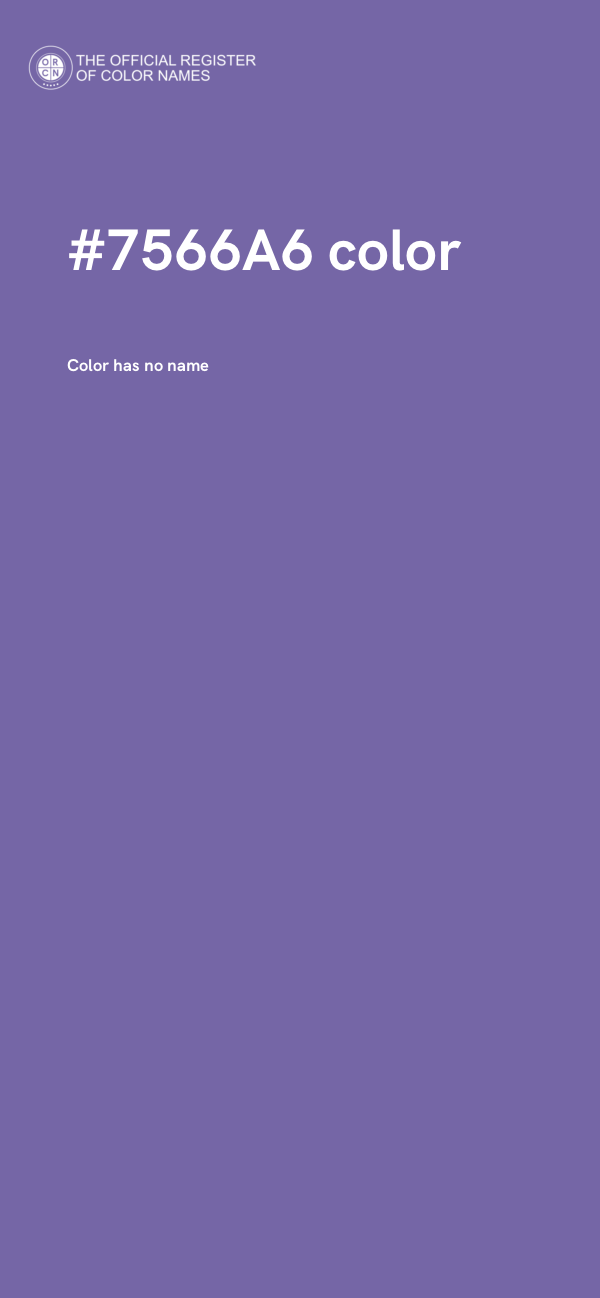 #7566A6 color image