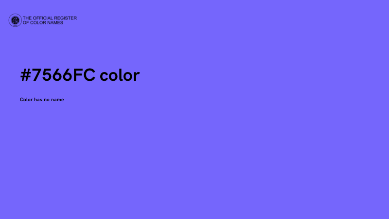 #7566FC color image