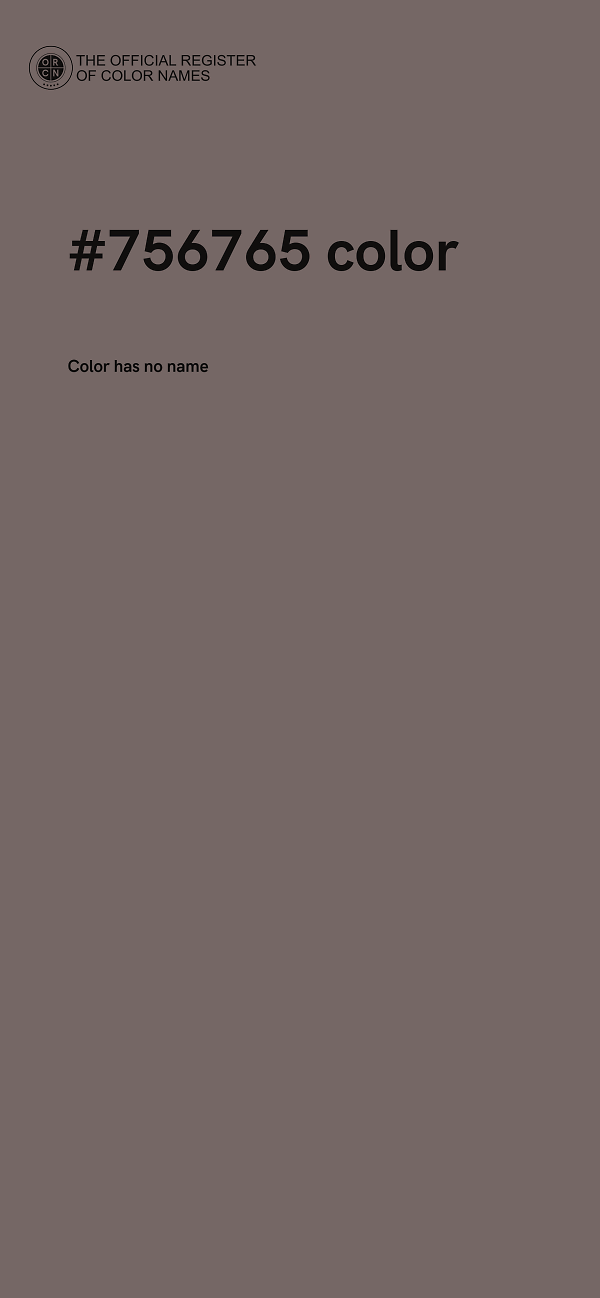 #756765 color image