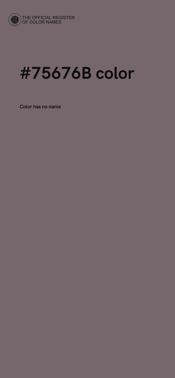 #75676B color image