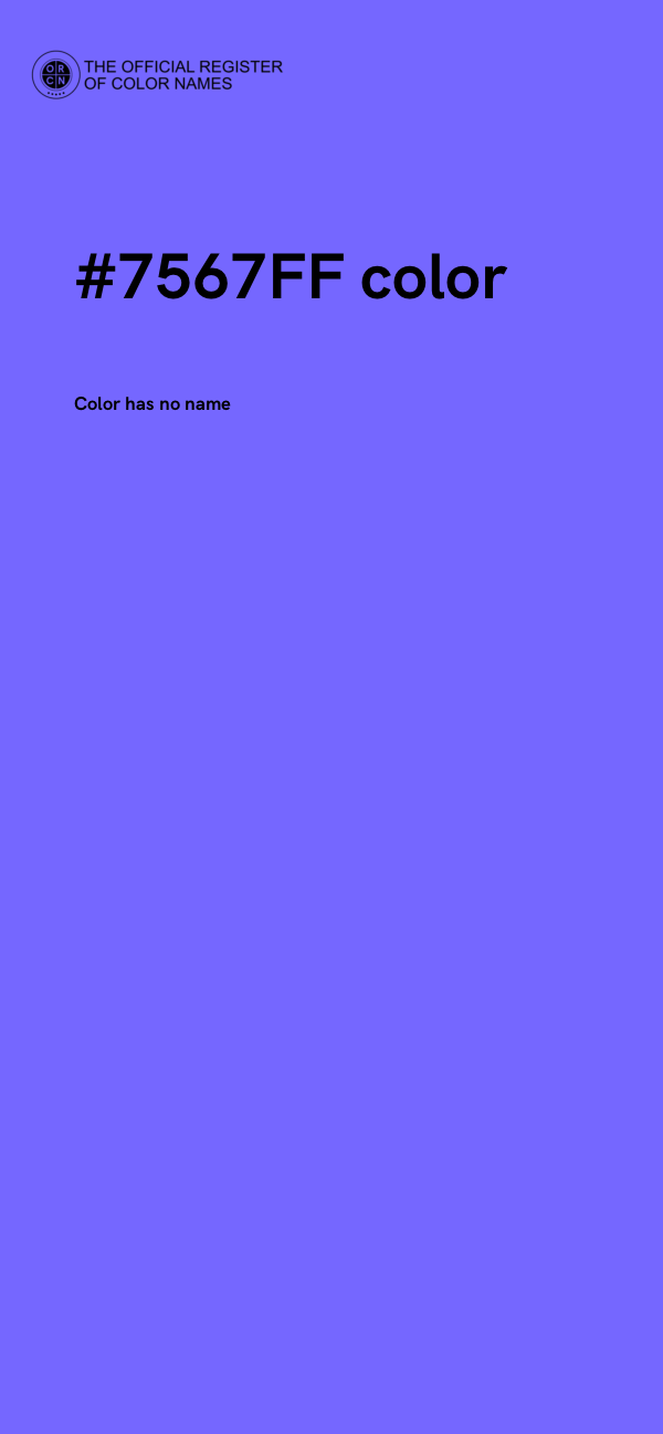 #7567FF color image