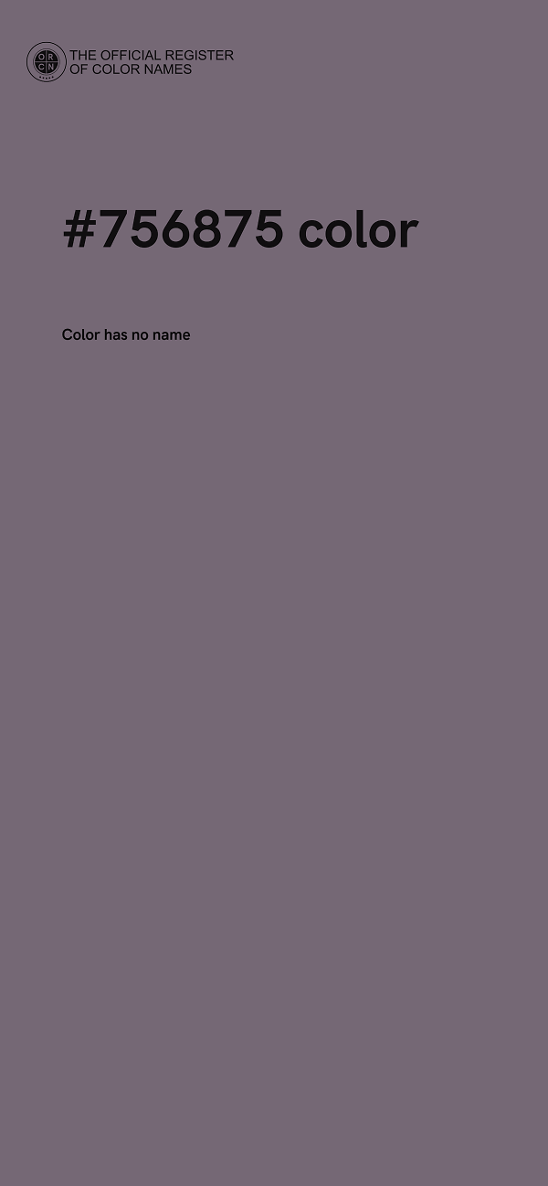 #756875 color image
