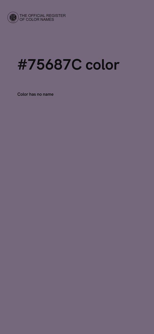 #75687C color image