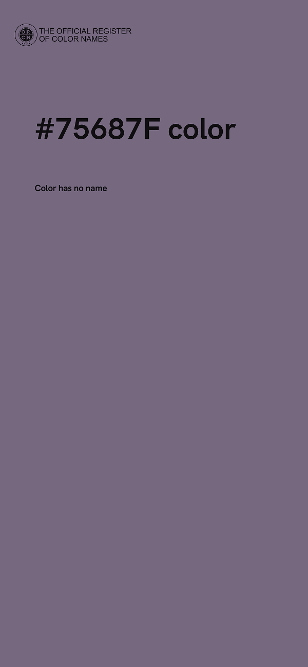 #75687F color image