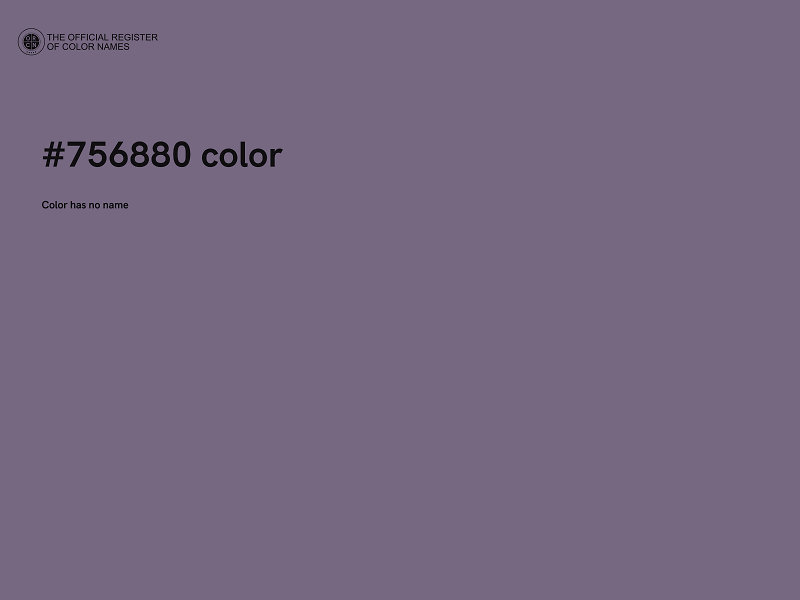 #756880 color image