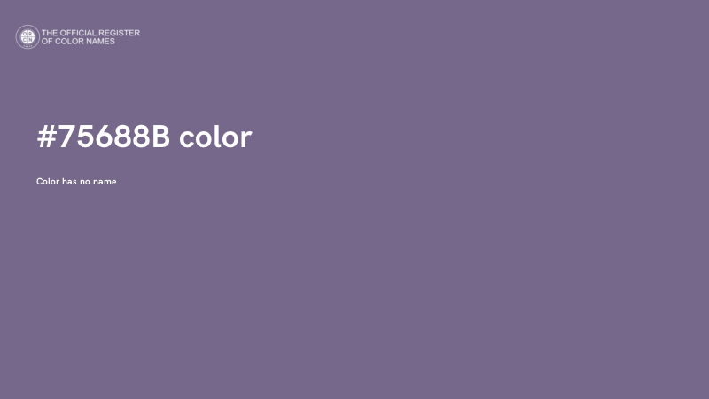 #75688B color image