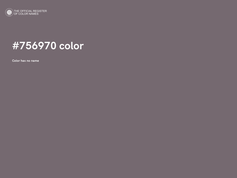 #756970 color image