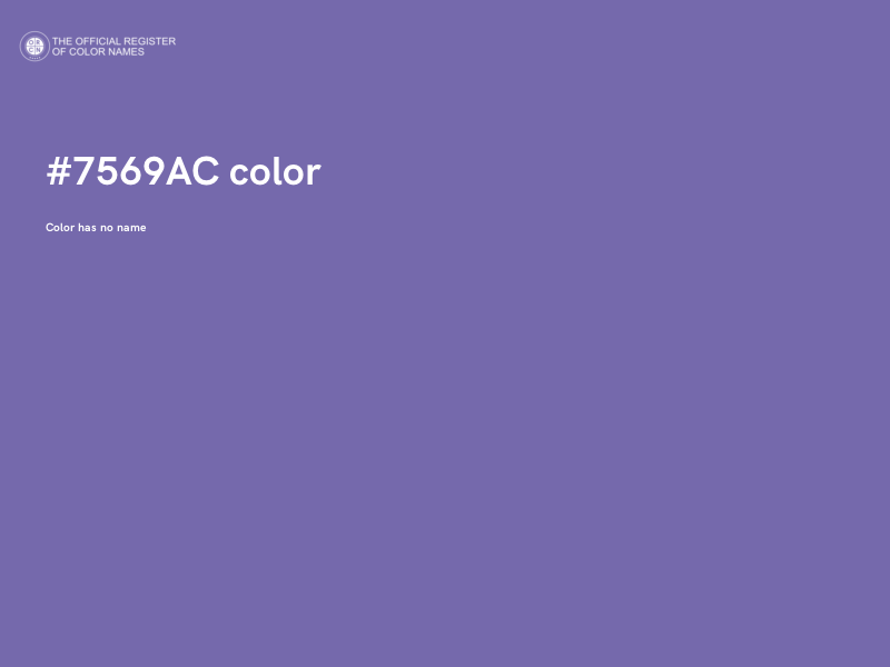 #7569AC color image