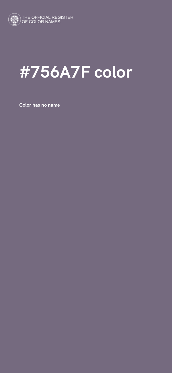 #756A7F color image