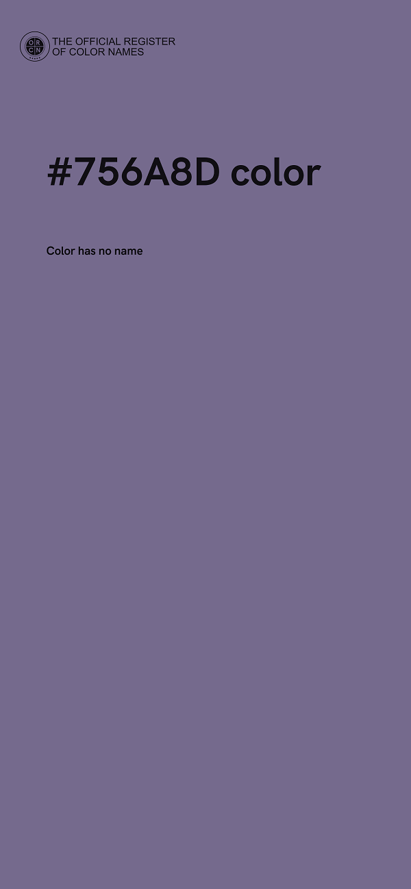 #756A8D color image