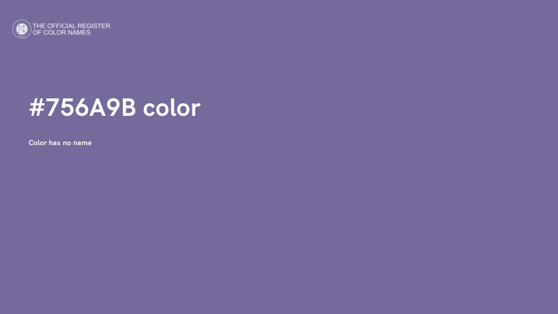 #756A9B color image