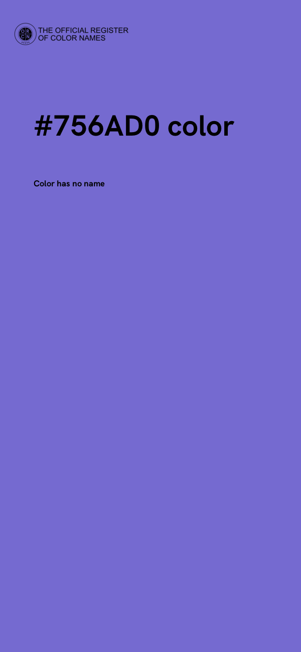 #756AD0 color image