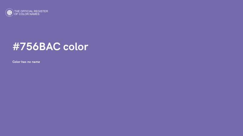 #756BAC color image