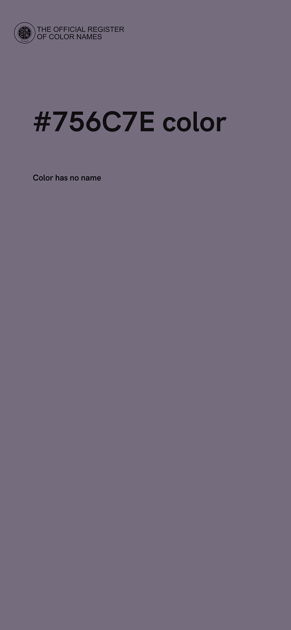 #756C7E color image