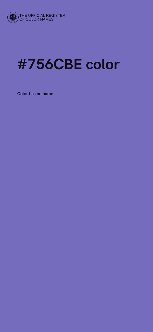 #756CBE color image