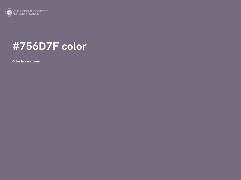 #756D7F color image