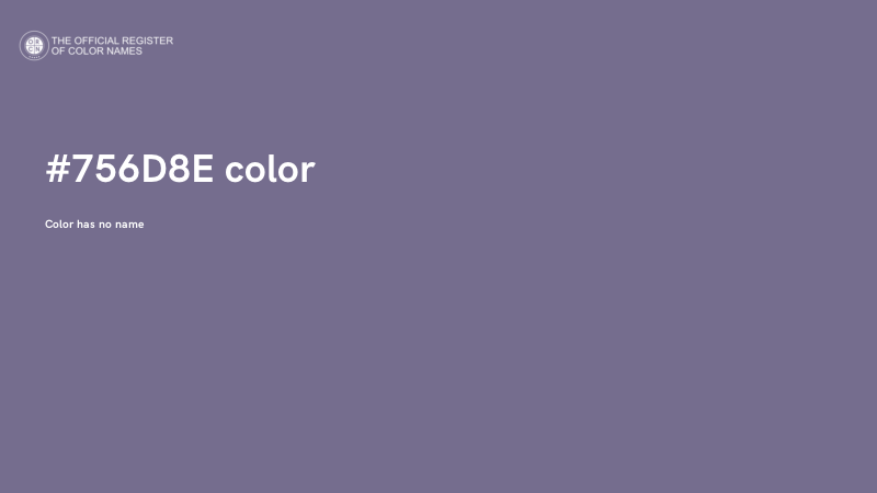 #756D8E color image