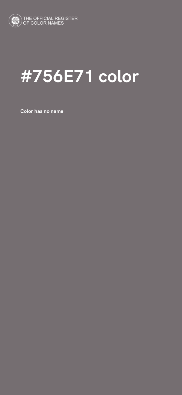 #756E71 color image