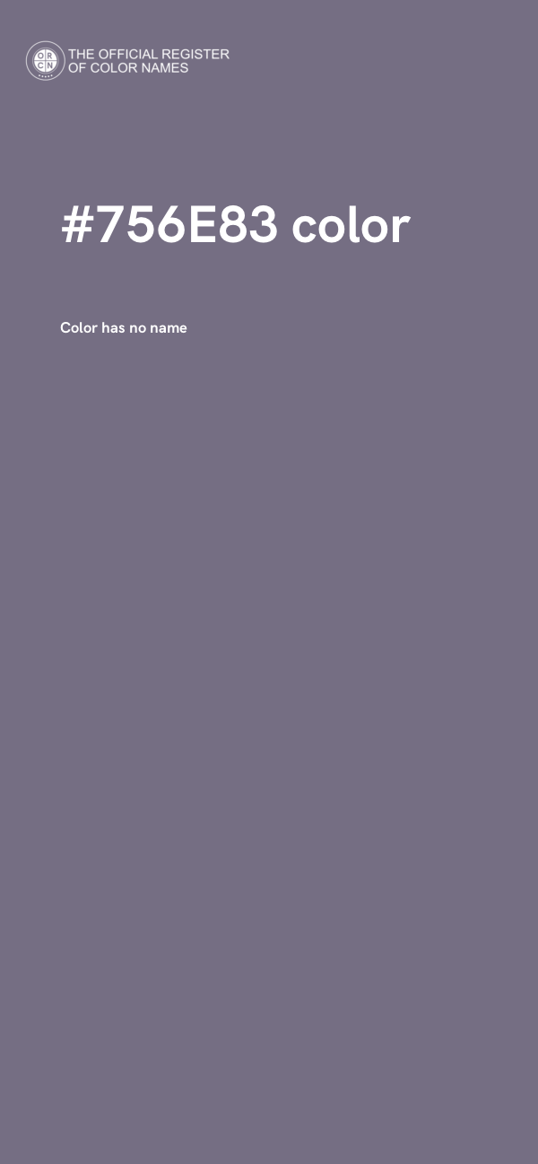 #756E83 color image