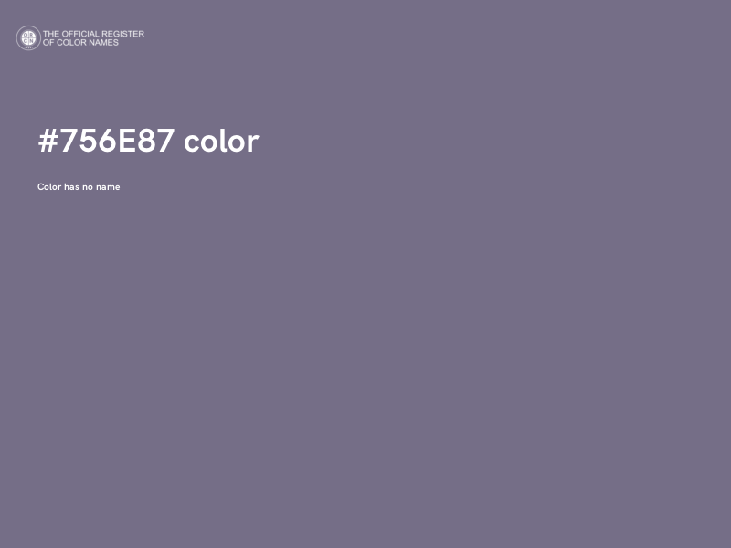 #756E87 color image