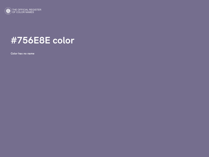 #756E8E color image