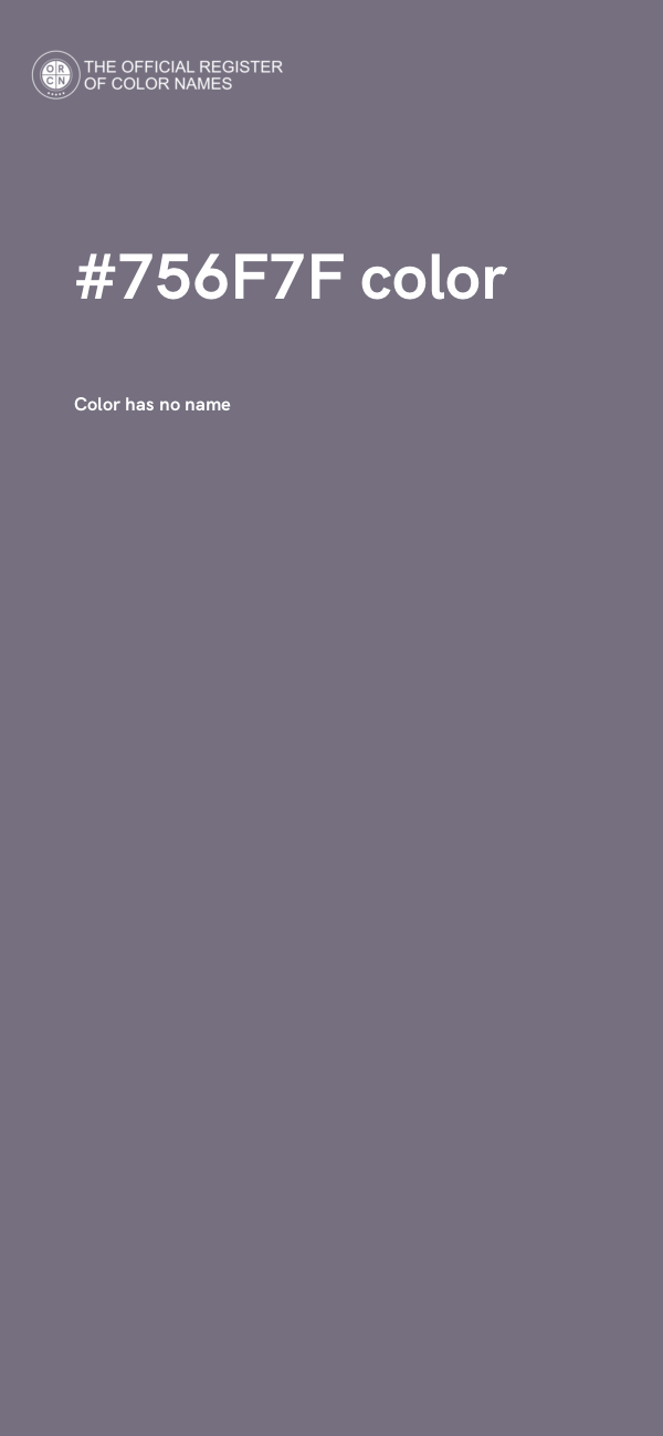 #756F7F color image