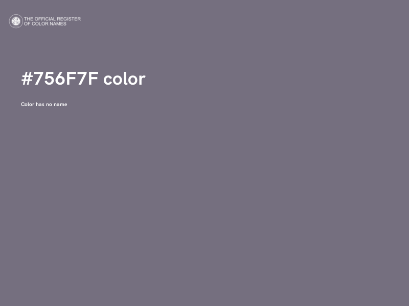 #756F7F color image