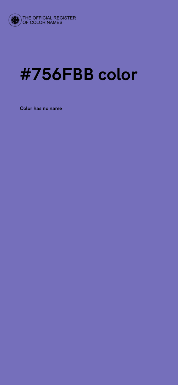 #756FBB color image