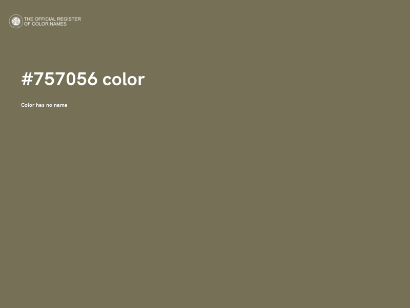 #757056 color image