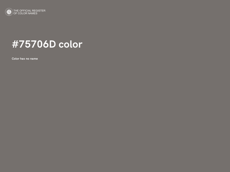#75706D color image