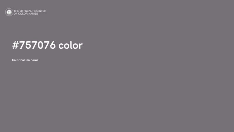 #757076 color image