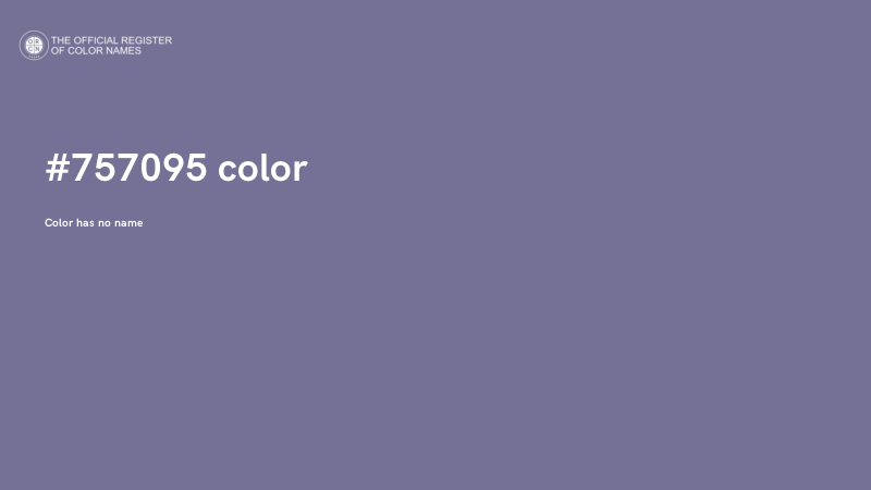 #757095 color image