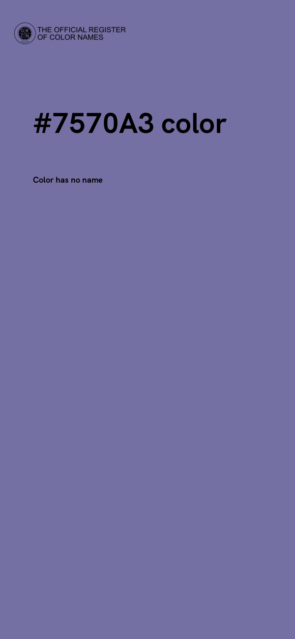 #7570A3 color image