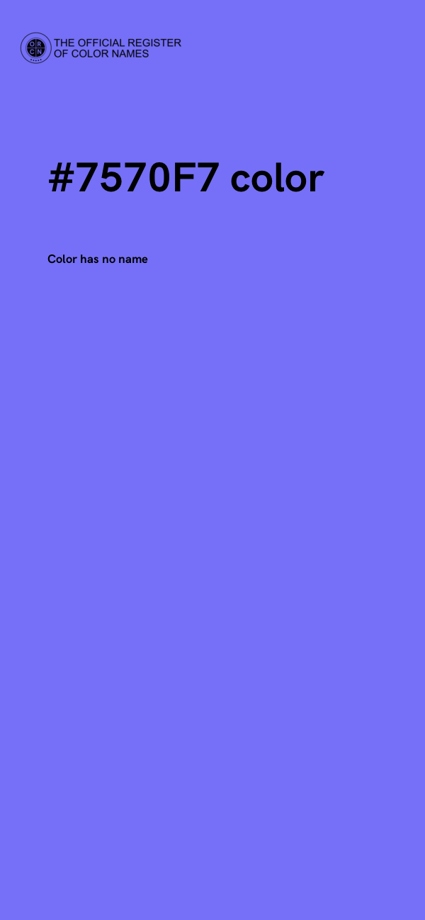 #7570F7 color image