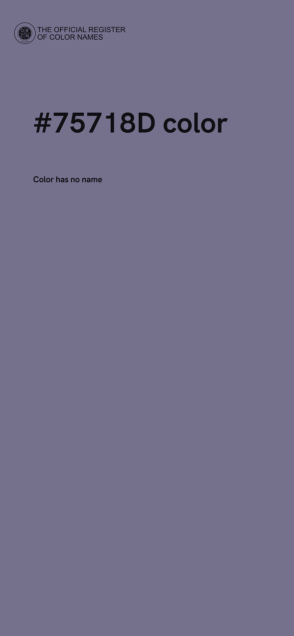#75718D color image