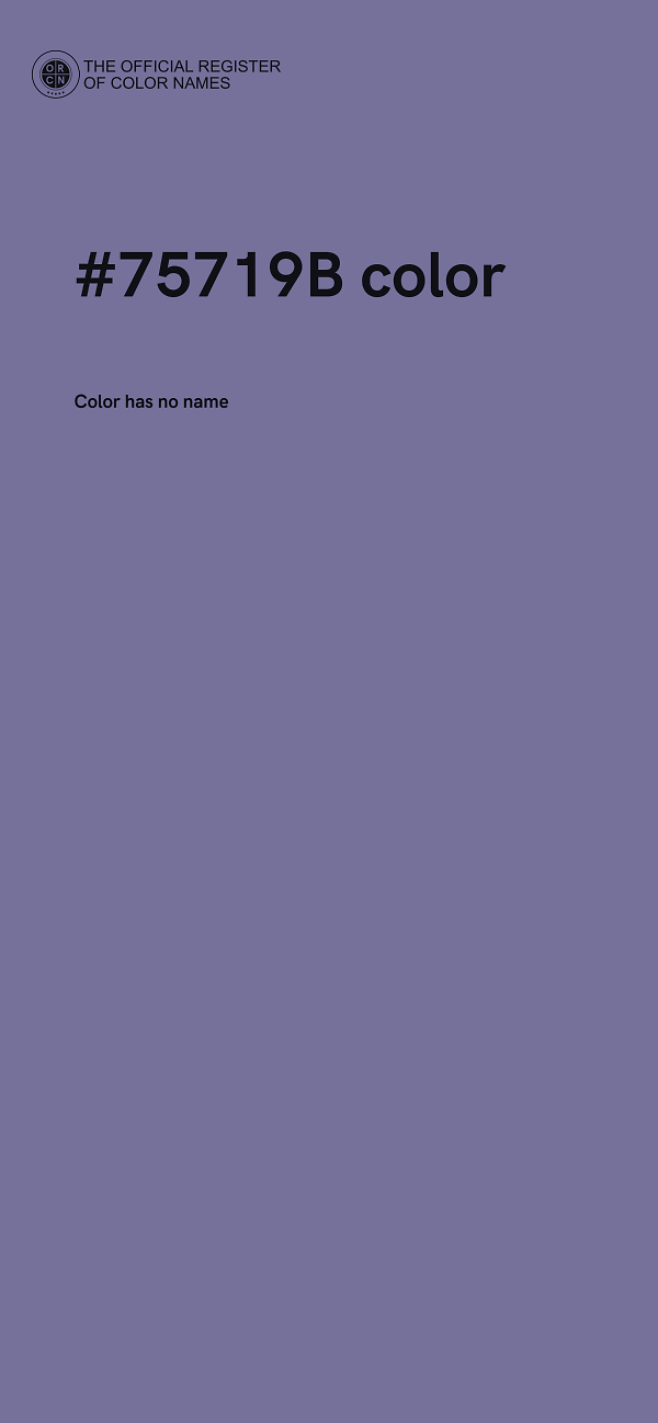 #75719B color image