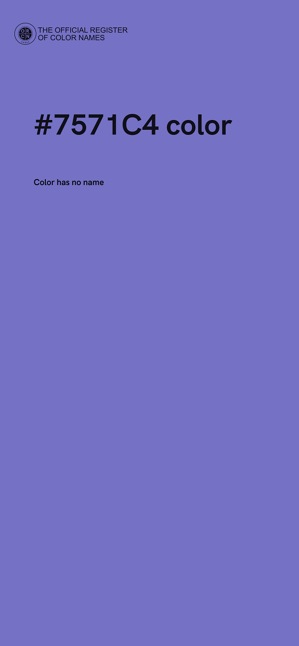 #7571C4 color image