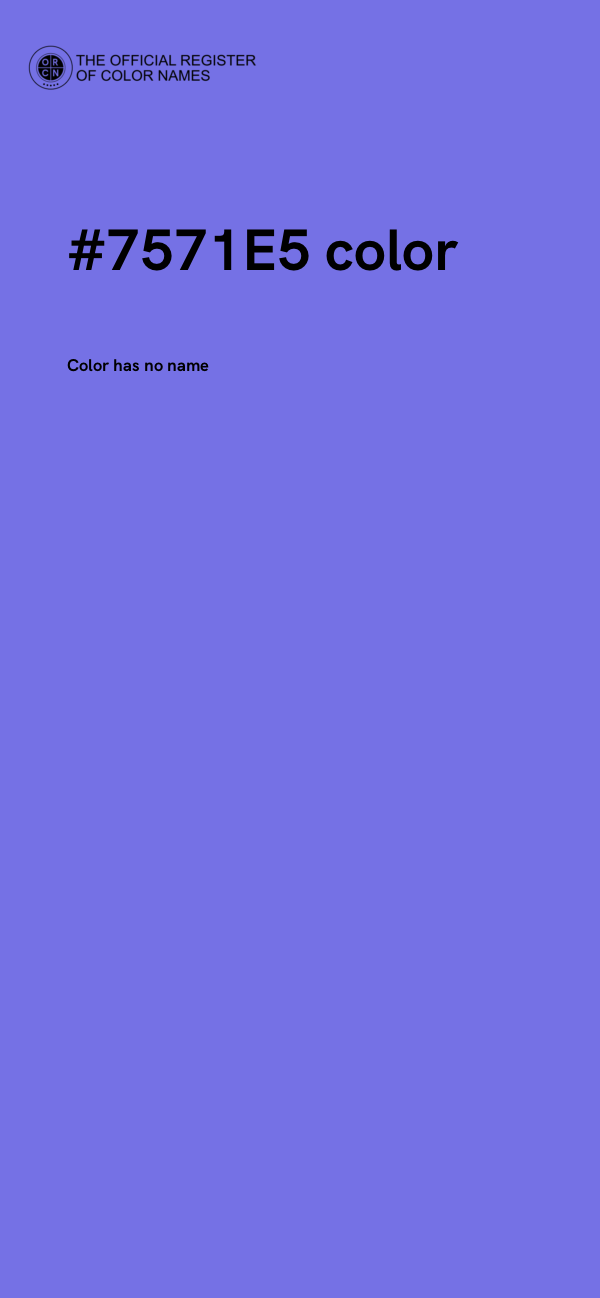 #7571E5 color image