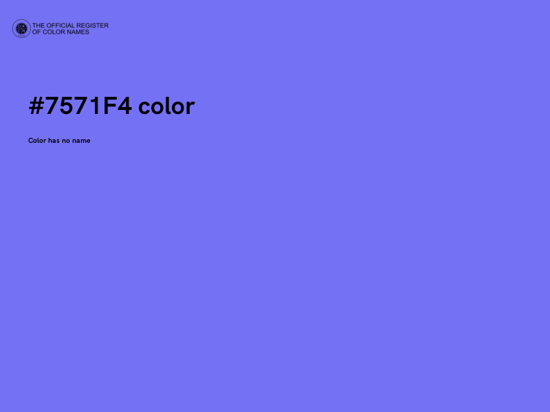 #7571F4 color image