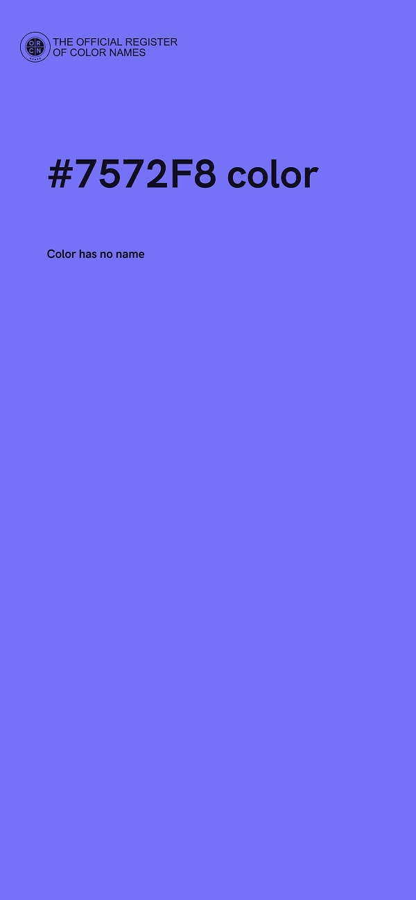 #7572F8 color image