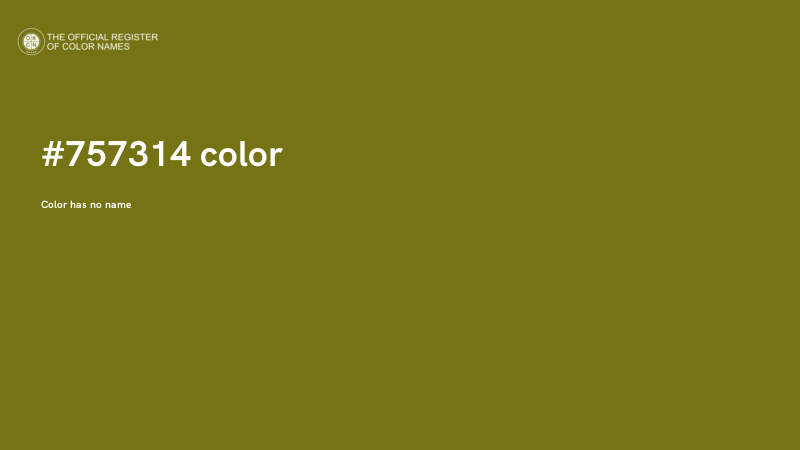 #757314 color image