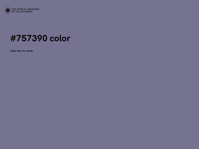 #757390 color image