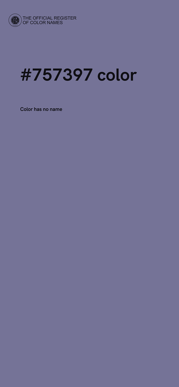 #757397 color image