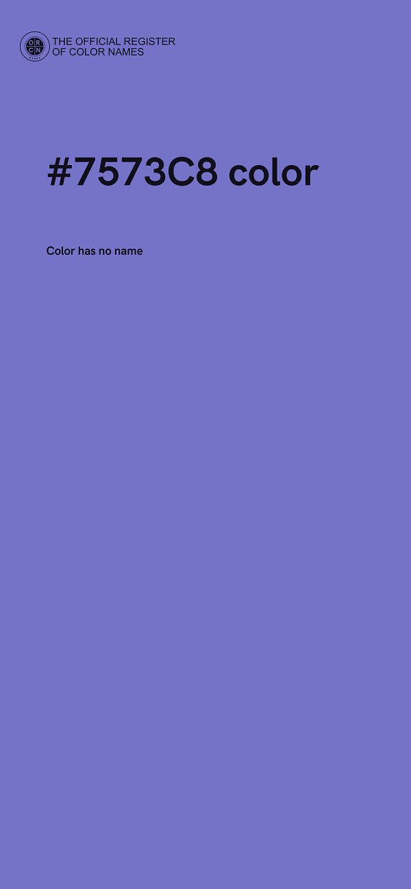 #7573C8 color image