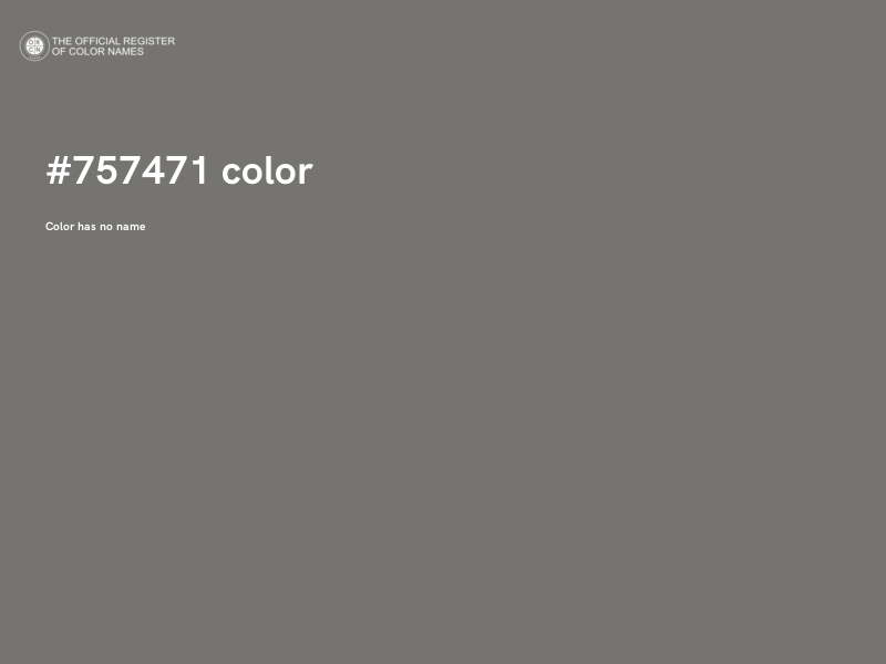 #757471 color image