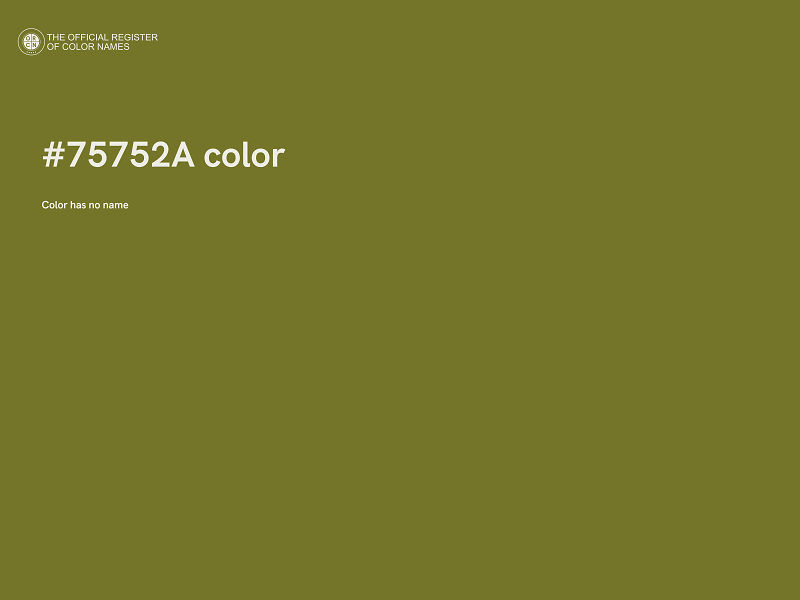 #75752A color image