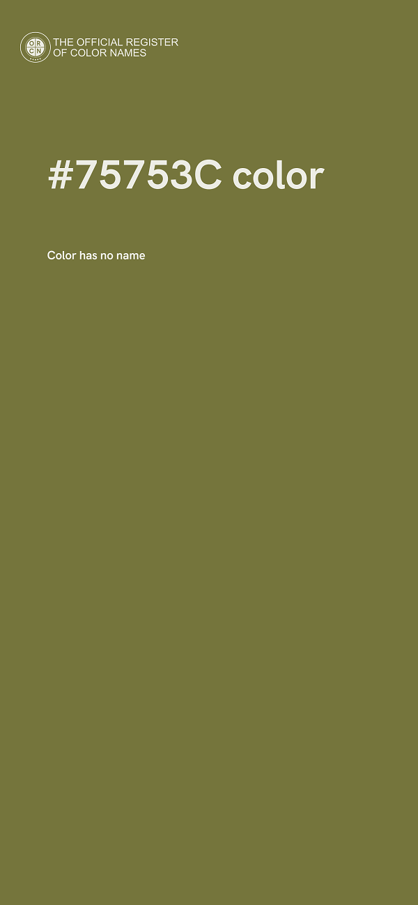 #75753C color image