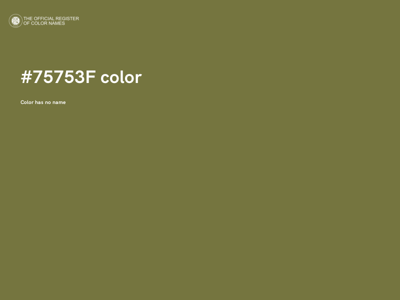 #75753F color image